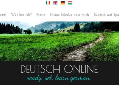 Weblap készítés referencia: German-online.eu